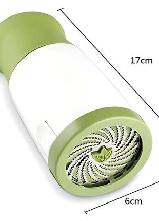 Ручная мельница измельчитель для зелени master-1 белая с зеленым iop