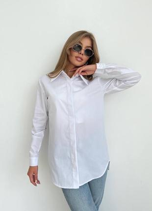 Базова біла сорочка-рубашка