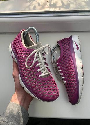 Винтажные фиолетовые беговые женские кроссовки nike air rejuven8 runnig оригинал 2007 год