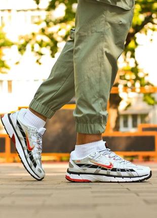 Nike p6000 white/silver/red 4