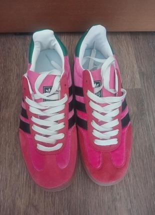 Кроссовки gucci×adidas gazelle