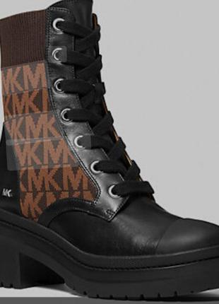 Женские брендовые кожаные ботинки, ботильоны michael kors(оригинал)