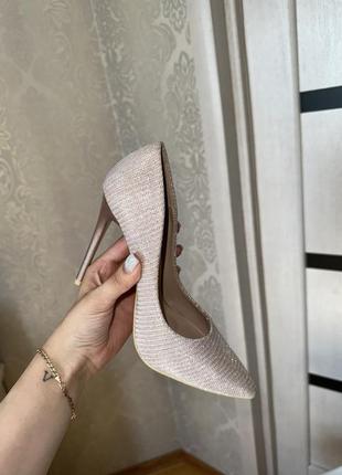 Роскошные лодочки туфли блестящие