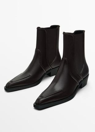 Козаки сапоги сапожки полуботинки massimo dutti