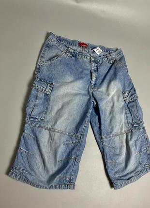Багі джинсові довгі шорти реп шортиrep shorts baggi bagi карго