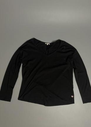 Лонгслів легка тонка кофта g-star raw black label