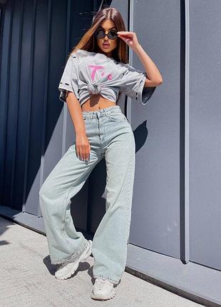 Трендовые джинсы палаццо