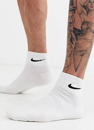 12 пар короткие и высокие носки nike белые +черные