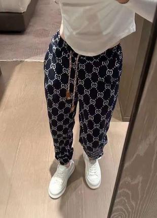 Спортивные штаны в стиле gucci2 фото
