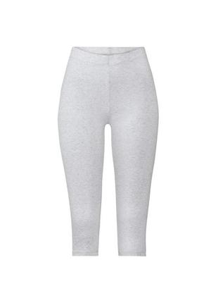 Капри женские, бриджи из бавона esmara xs, s, m  германия серый