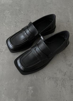 Лоферы zara, новые, 36 размер, кожаные!