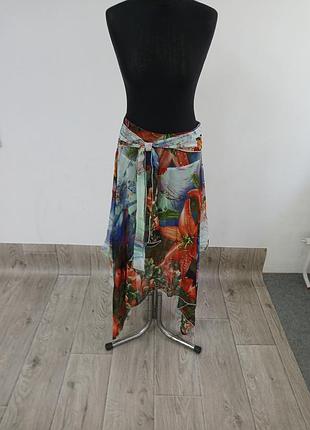 Юбка шифоновая