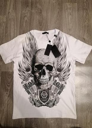 Мужская футболка philipp plein. размер м.