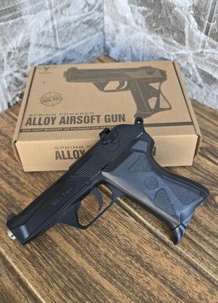Дитячий пістолет beretta 90 - two з металу для 6мм куль alloy airsoft gun || kilometr+