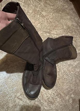 Сапожки зимние полностью натуральные мех и кожа