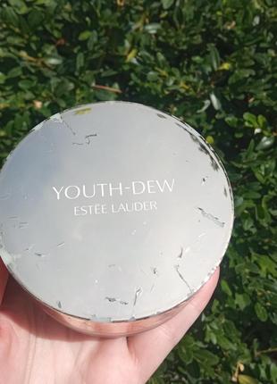 Пудра для тела от youth dew estee lauder не использованная .полная банка
