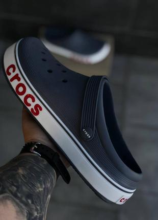 Чоловічі крокси crocs сірого кольору 40-45