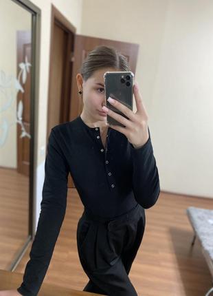 Боди чёрное