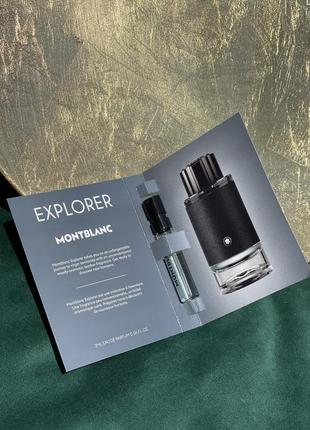 Тестер парфуму montblanc explorer