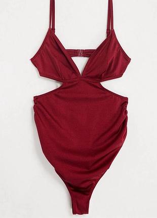 Бордовый #купальник для беременных asos ✅uk10, m