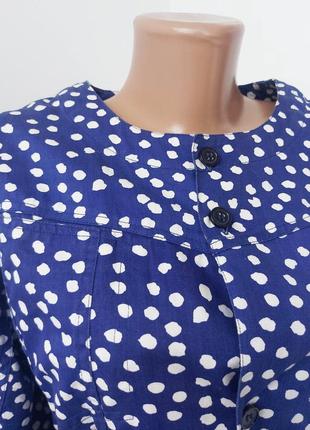 Яскрава джинсовка з принтом zara