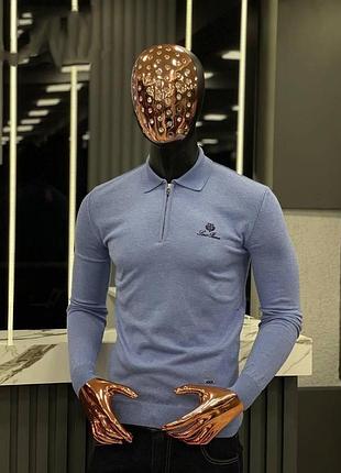 Світшот чоловічий з принтами в стилі loro piana