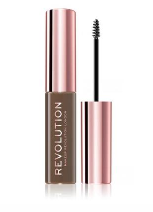 Гель для брів makeup revolution brow gel ash brown