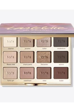Палетка теней tarte tartelette in bloom amazonian day palette