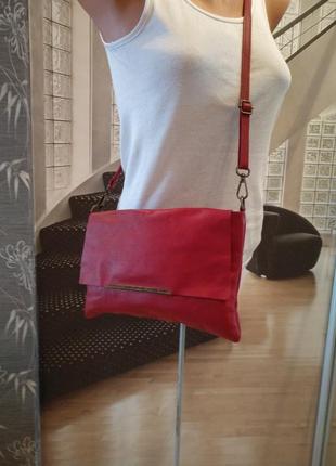 Італійська шкіряна сумка "crossbody bag"