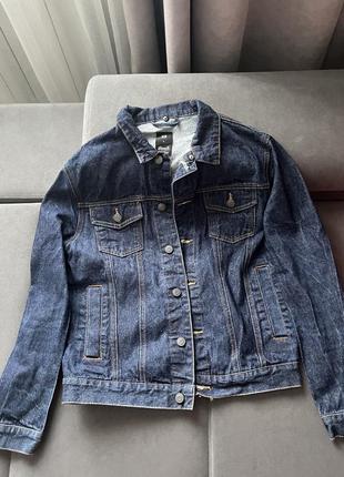 Джинсова куртка коттонка oversize