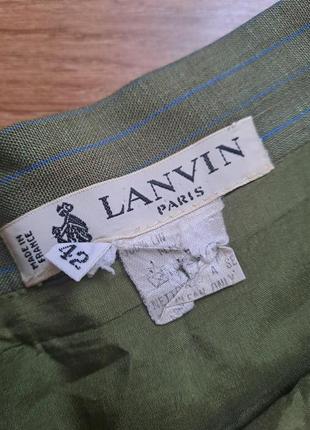 Лляна вінтажна спідниця lanvin