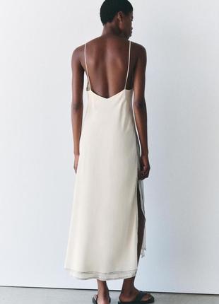 Плаття-сліп zw collection зі 100% шовку