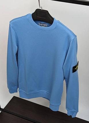 Світшот чоловічий з принтами в стилі stone island