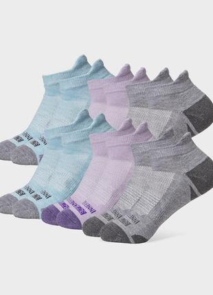 Набор женских носочков (6 пар) 32degrees women's 6 pack cool comfort ankle running socks