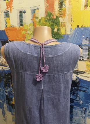 Вязаное украшение на шею в стиле бохо