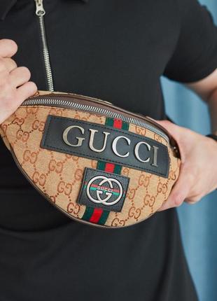 Бананка gucci бежева6 фото