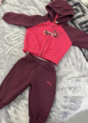 Детский спортивный костюм puma 9-12 месяцев