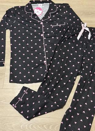 Піжама/домашній костюм в сердечка