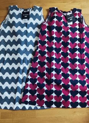 Детские летние платья, платья uniqlo marimekko.