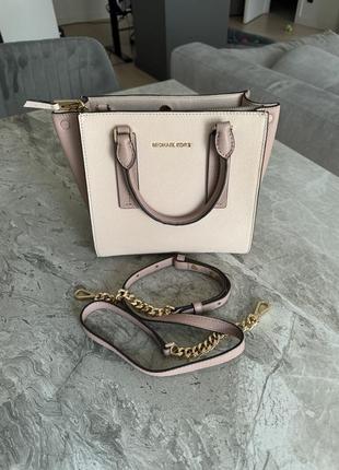 Сумка шкіряна оригінал michael kors alessa 30s9g0am6t