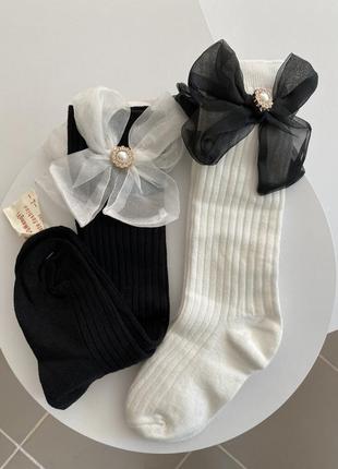 Шкільні гольфи, нарядні гольфи з бантами