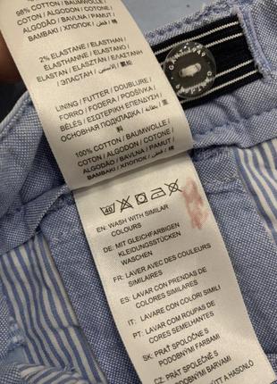 Шорти чино голубі gant 10
