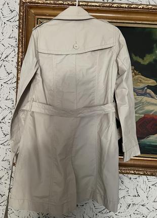 Тренч, плащ pepe jeans patrizia pepe оригинал бренд светлый брендовый размер l, m в стиле massimo dutti maxmara10 фото