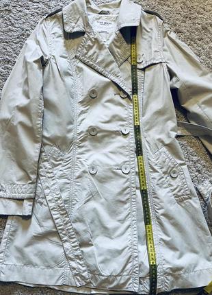 Тренч, плащ pepe jeans patrizia pepe оригинал бренд светлый брендовый размер l, m в стиле massimo dutti maxmara3 фото