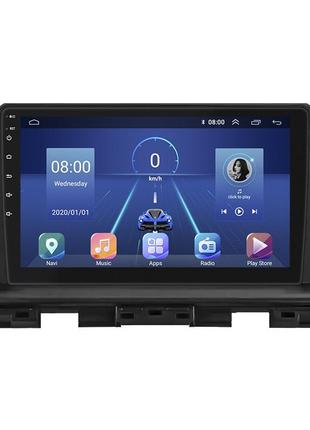 Штатная магнитола lesko для kia cerato iv 2018-2021 экран 9" 4/32gb 4g wi-fi gps top киа церато