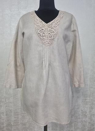 Canda стильная льняная туника