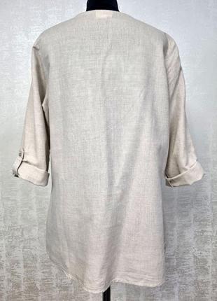 Canda стильная льняная туника