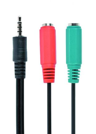 Перехідник 3.5мм 4-pin мікрофон + навушники cablexpert cca-417