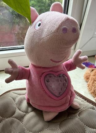 Свинка пепа ночник с колыбельной