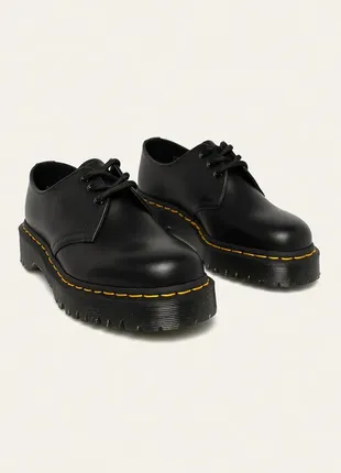 Женские кожаные туфли dr. martens 1461